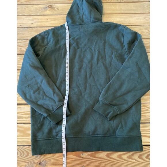 NWT $59.95 Gap Logo Hoodie Sweatshirt Size Large Men’s Green - Picture 8 of 10
